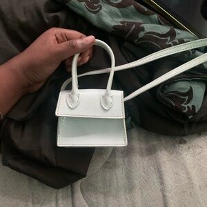 Elegant White Mini Handbag